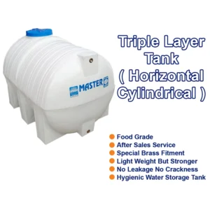 Plastic Horizontal Cyl. Tank ( Triple Layer )