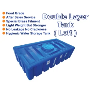 Plastic Loft ( Rectangular ) Tank ( Double Layer )