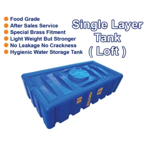 Plastic Loft ( Rectangular ) Tank ( Single Layer )